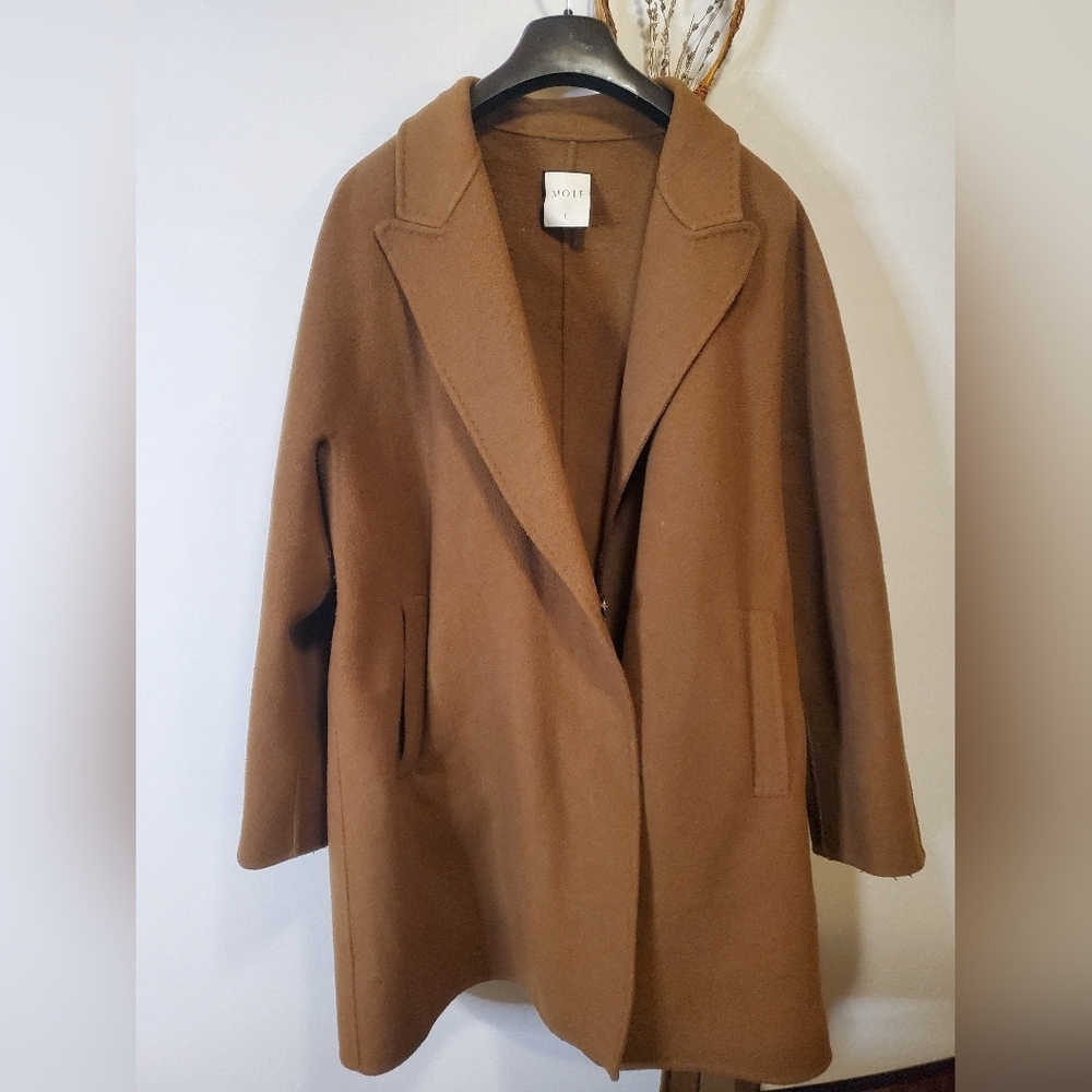 Brown Belted Coat - Picture 7 of 9